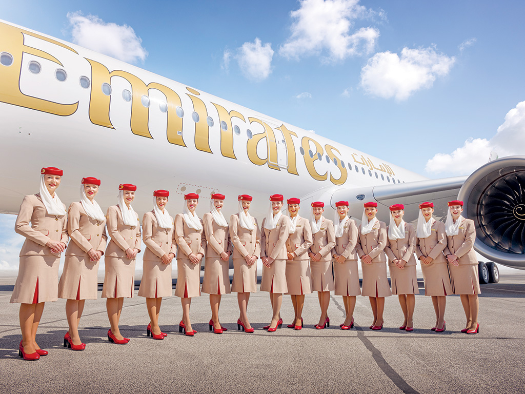 Emirates A350 steals show in Paris